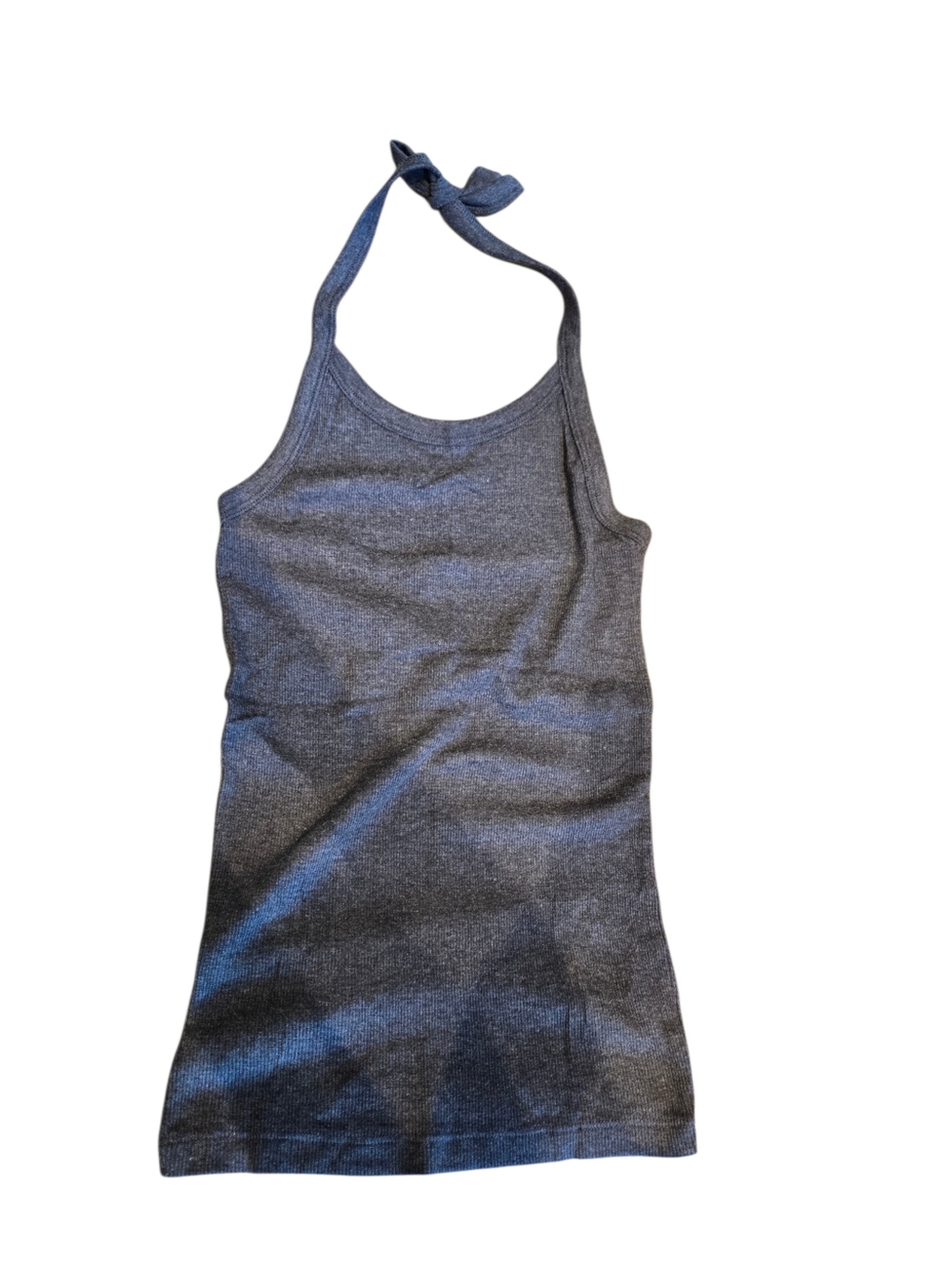 NWT Aerie Charcoal Halter Tie Back Tank Top Medium
